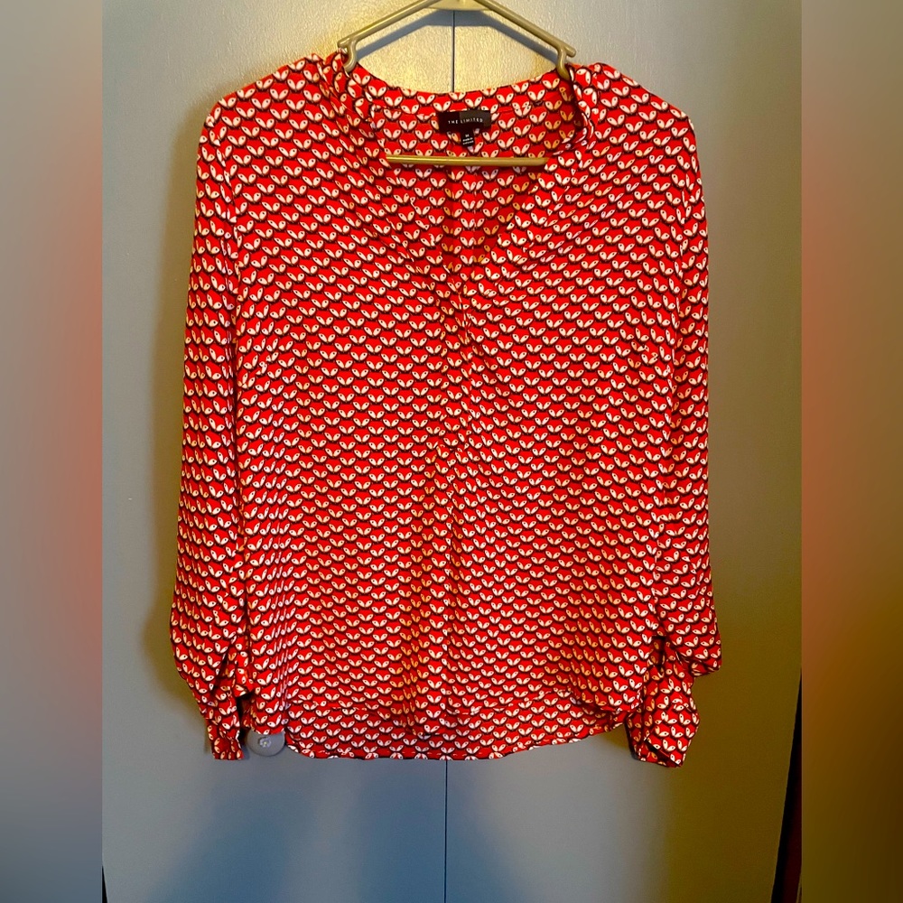 The Limited fox blouse